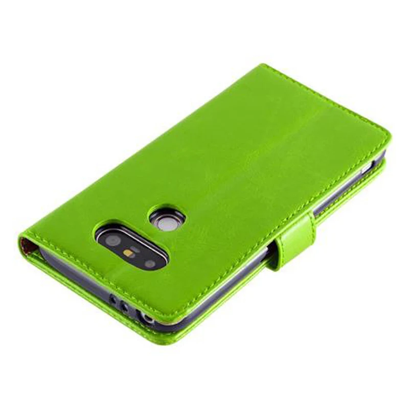 Cadorabo Hülle kompatibel mit LG G5 Schutzhülle mit Magnetverschluss, Standfunktion und Kartenfach