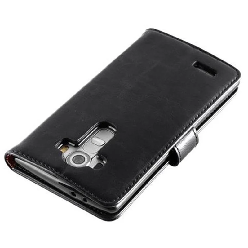 Cadorabo Hülle kompatibel mit LG G4 / G4 PLUS Schutzhülle mit Magnetverschluss, Standfunktion und Kartenfach
