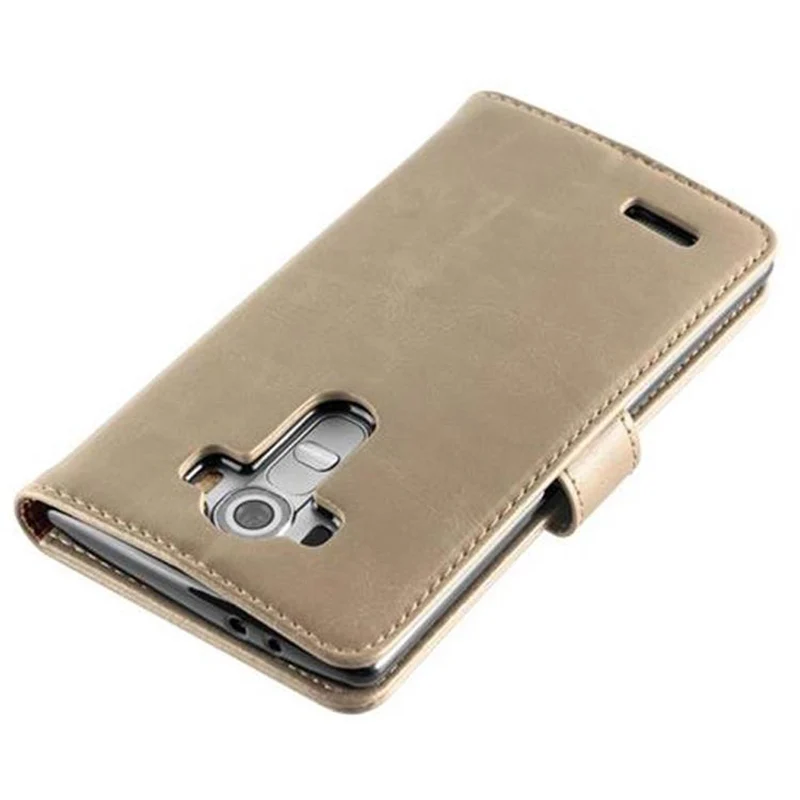Cadorabo Hülle kompatibel mit LG G4 / G4 PLUS Schutzhülle mit Magnetverschluss, Standfunktion und Kartenfach
