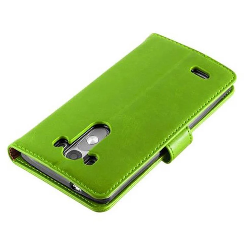 Cadorabo Hülle kompatibel mit LG G3 Schutzhülle mit Magnetverschluss, Standfunktion und Kartenfach