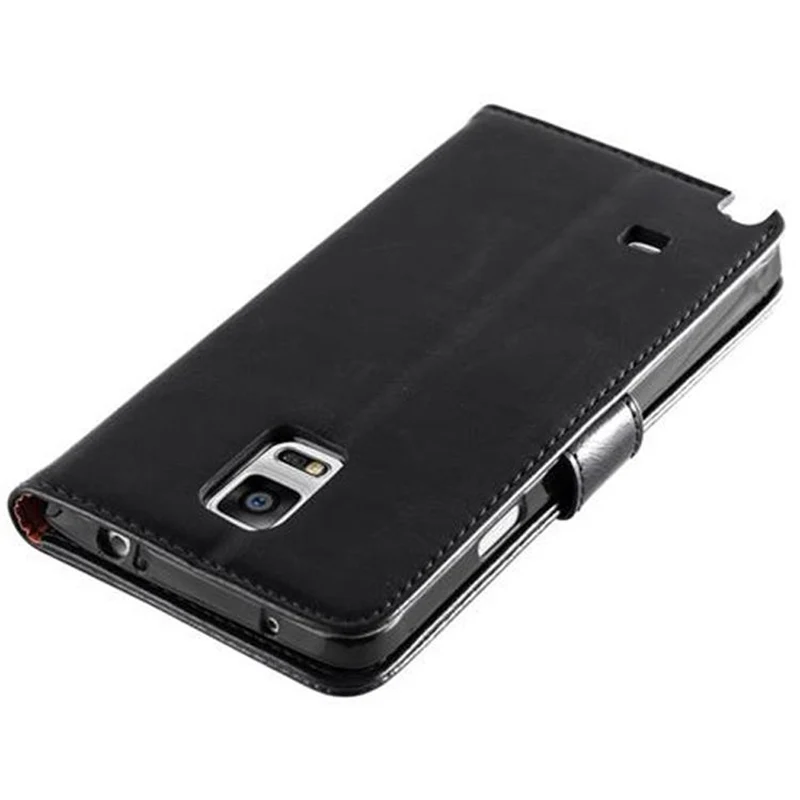 Cadorabo Hülle kompatibel mit Samsung Galaxy NOTE 4 Schutzhülle mit Magnetverschluss, Standfunktion und Kartenfach