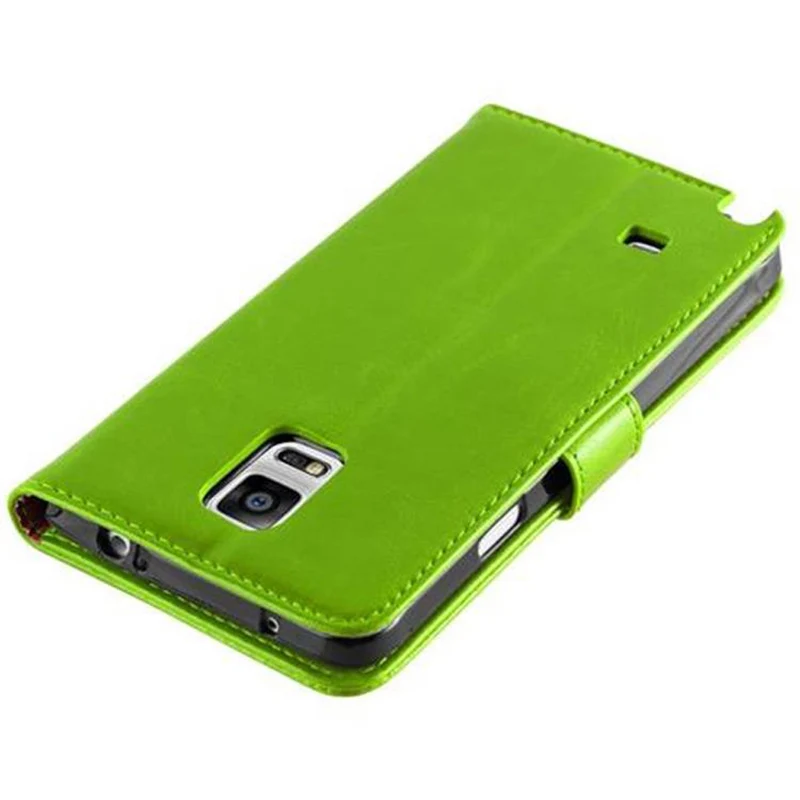 Cadorabo Hülle kompatibel mit Samsung Galaxy NOTE 4 Schutzhülle mit Magnetverschluss, Standfunktion und Kartenfach