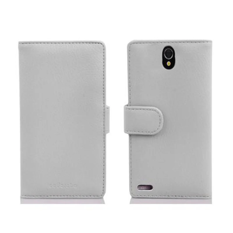Cadorabo Hülle kompatibel mit Huawei ASCEND G610 Schutzhülle aus strukturiertem Kunstleder und Kartenfach
