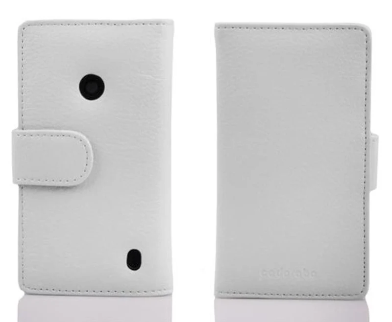 Cadorabo Hülle kompatibel mit Nokia Lumia 630 / 635 Schutzhülle aus strukturiertem Kunstleder und Kartenfach