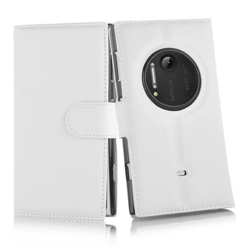 Cadorabo Hülle kompatibel mit Nokia Lumia 1020 Schutzhülle aus strukturiertem Kunstleder und Kartenfach