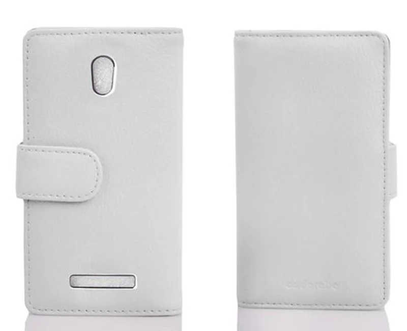 Cadorabo Hülle kompatibel mit HTC Desire 500 Schutzhülle aus strukturiertem Kunstleder und Kartenfach