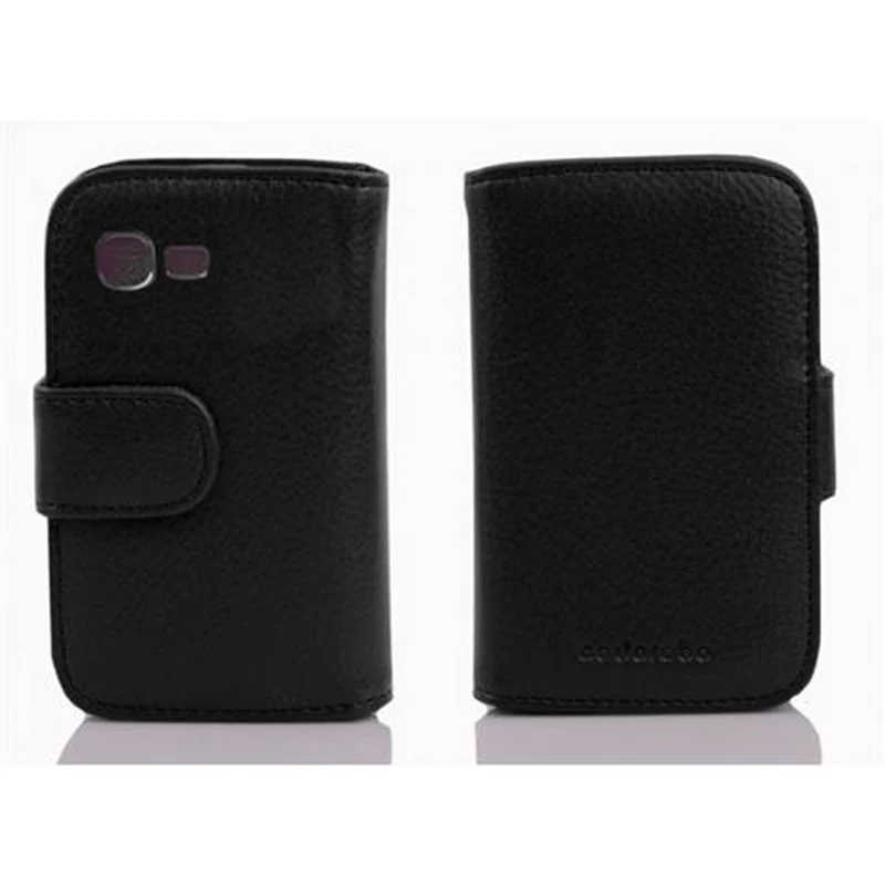 Cadorabo Hülle kompatibel mit Samsung Galaxy POCKET NEO Schutzhülle aus strukturiertem Kunstleder und Kartenfach