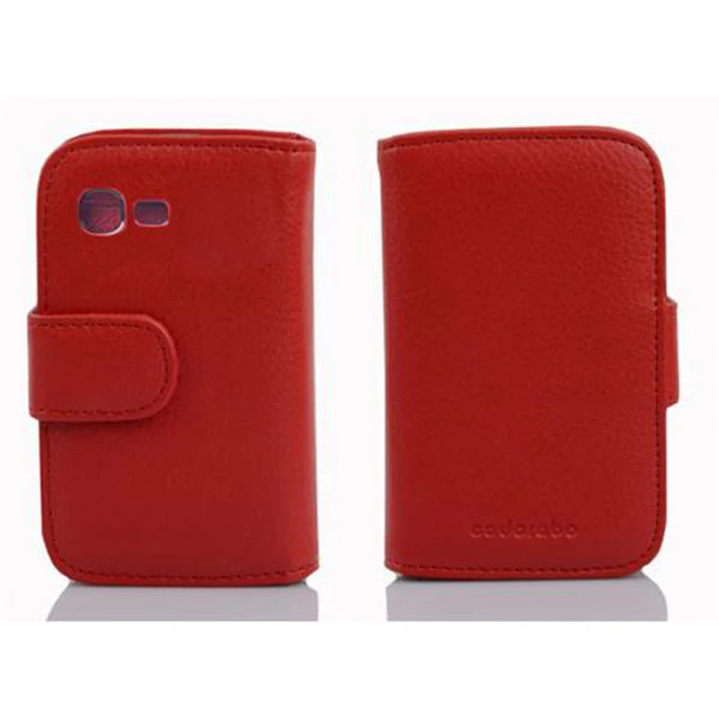 Cadorabo Hülle kompatibel mit Samsung Galaxy POCKET NEO Schutzhülle aus strukturiertem Kunstleder und Kartenfach