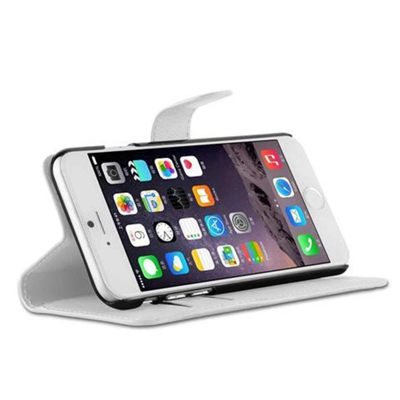 Cadorabo Hülle kompatibel mit Apple iPhone 6 / 6S Schutzhülle mit Magnetverschluss, Standfunktion und Kartenfach