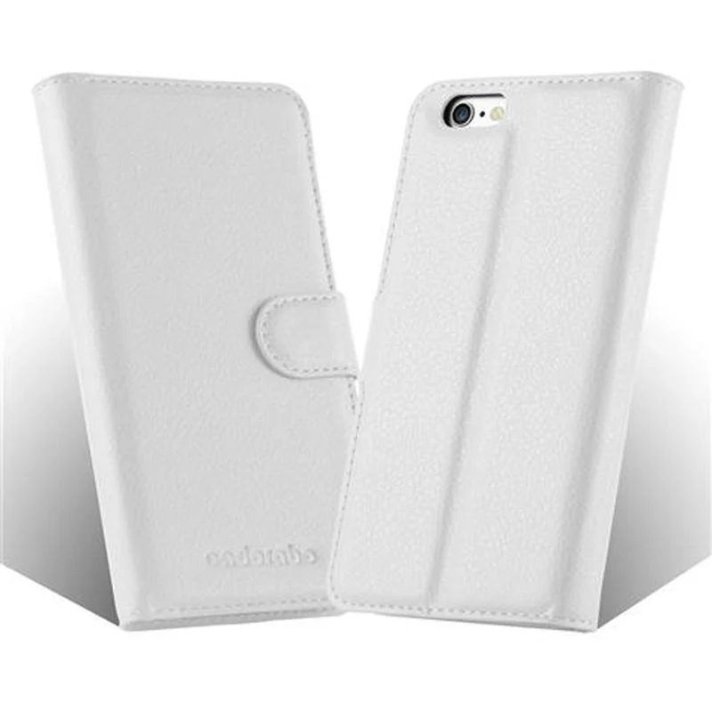 Cadorabo Hülle kompatibel mit Apple iPhone 6 / 6S Schutzhülle mit Magnetverschluss, Standfunktion und Kartenfach
