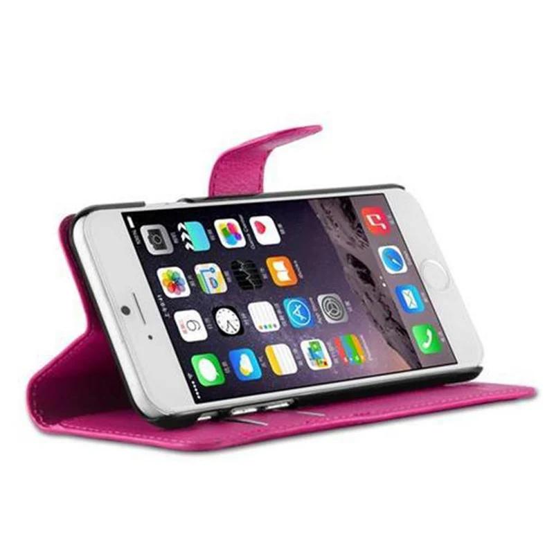 Cadorabo Hülle kompatibel mit Apple iPhone 6 / 6S Schutzhülle mit Magnetverschluss, Standfunktion und Kartenfach