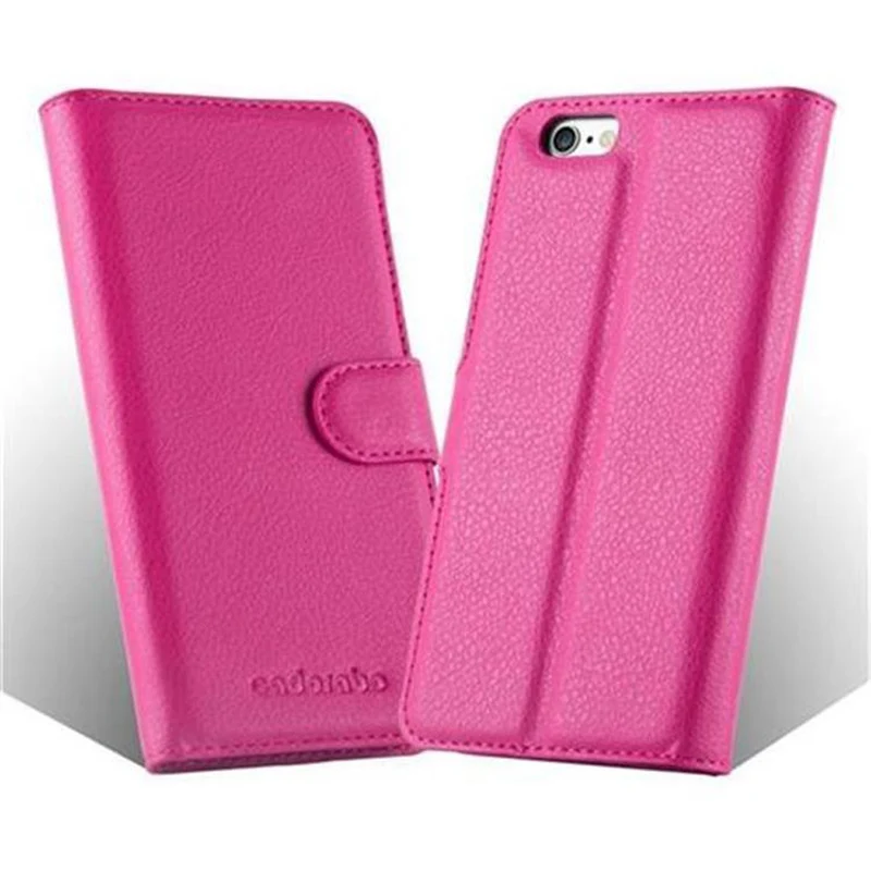 Cadorabo Hülle kompatibel mit Apple iPhone 6 / 6S Schutzhülle mit Magnetverschluss, Standfunktion und Kartenfach