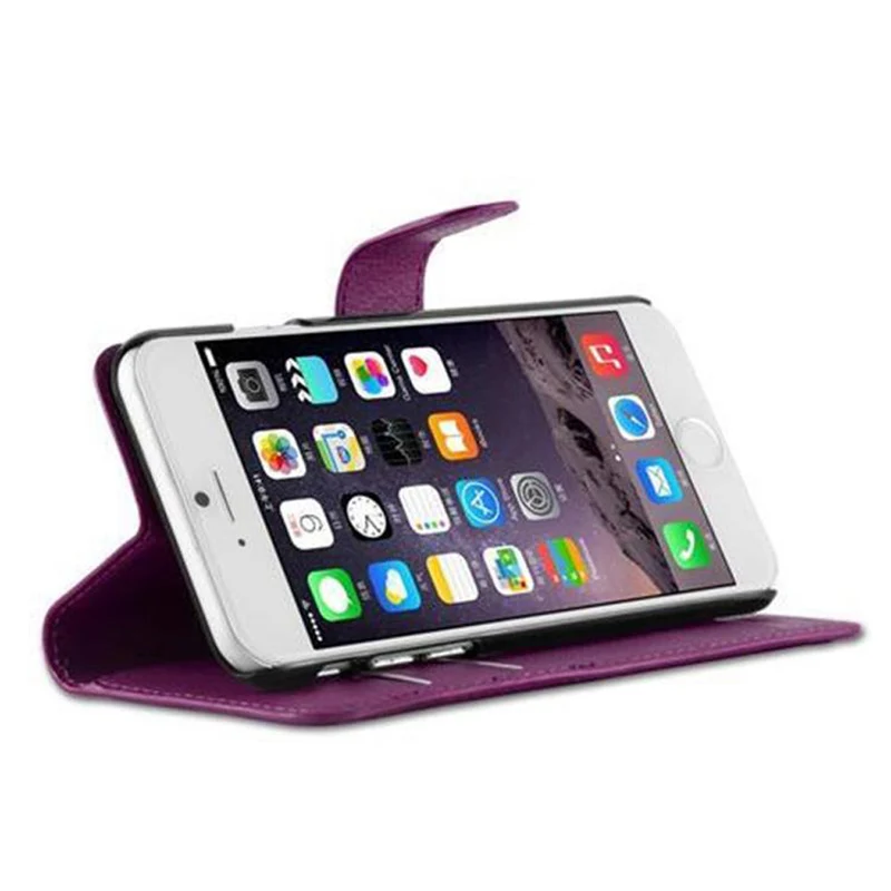 Cadorabo Hülle kompatibel mit Apple iPhone 6 / 6S Schutzhülle mit Magnetverschluss, Standfunktion und Kartenfach