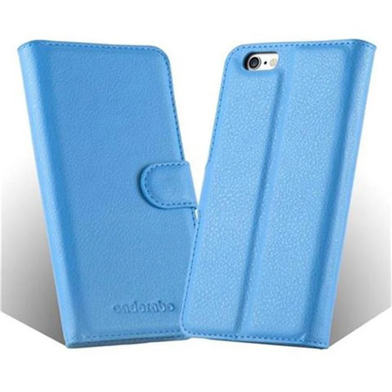 Cadorabo Hülle kompatibel mit Apple iPhone 6 / 6S Schutzhülle mit Magnetverschluss, Standfunktion und Kartenfach