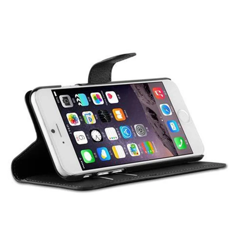 Cadorabo Hülle kompatibel mit Apple iPhone 6 / 6S Schutzhülle mit Magnetverschluss, Standfunktion und Kartenfach