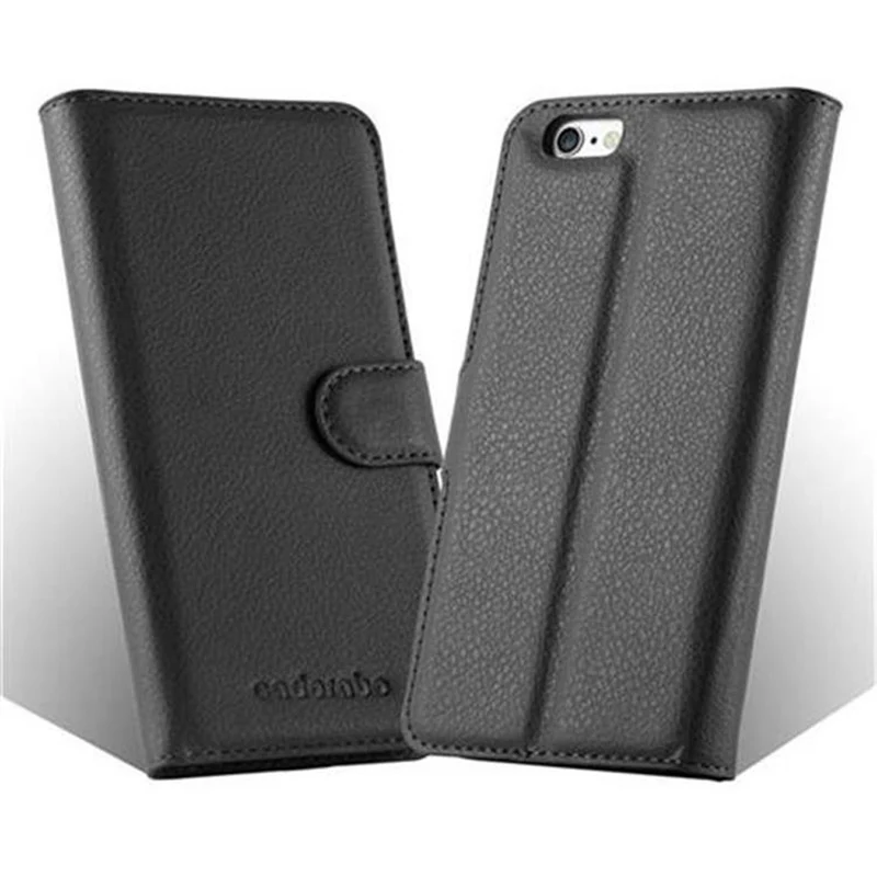 Cadorabo Hülle kompatibel mit Apple iPhone 6 / 6S Schutzhülle mit Magnetverschluss, Standfunktion und Kartenfach
