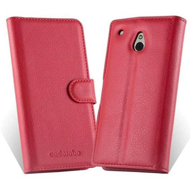 Cadorabo Hülle kompatibel mit HTC ONE M4 MINI Schutzhülle mit Magnetverschluss, Standfunktion und Kartenfach
