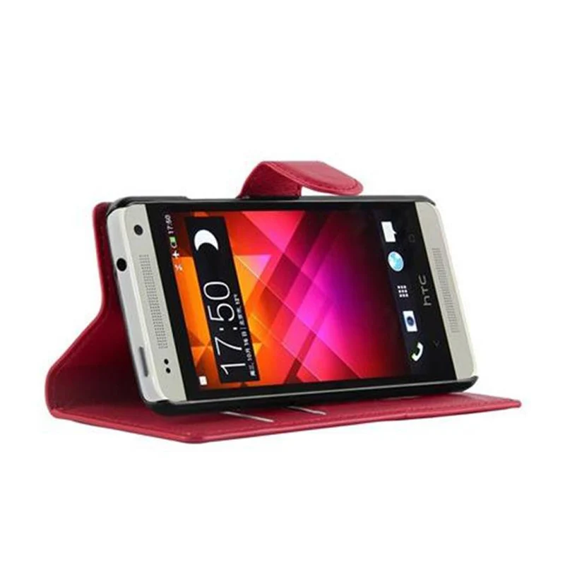 Cadorabo Hülle kompatibel mit HTC ONE M4 MINI Schutzhülle mit Magnetverschluss, Standfunktion und Kartenfach