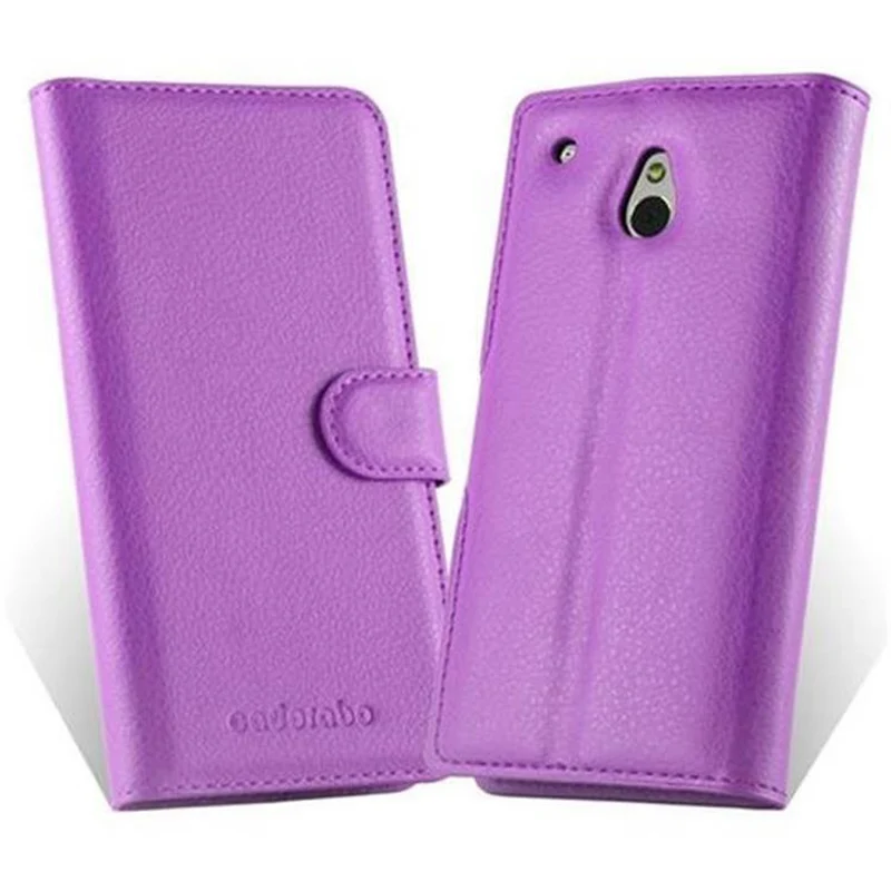 Cadorabo Hülle kompatibel mit HTC ONE M4 MINI Schutzhülle mit Magnetverschluss, Standfunktion und Kartenfach