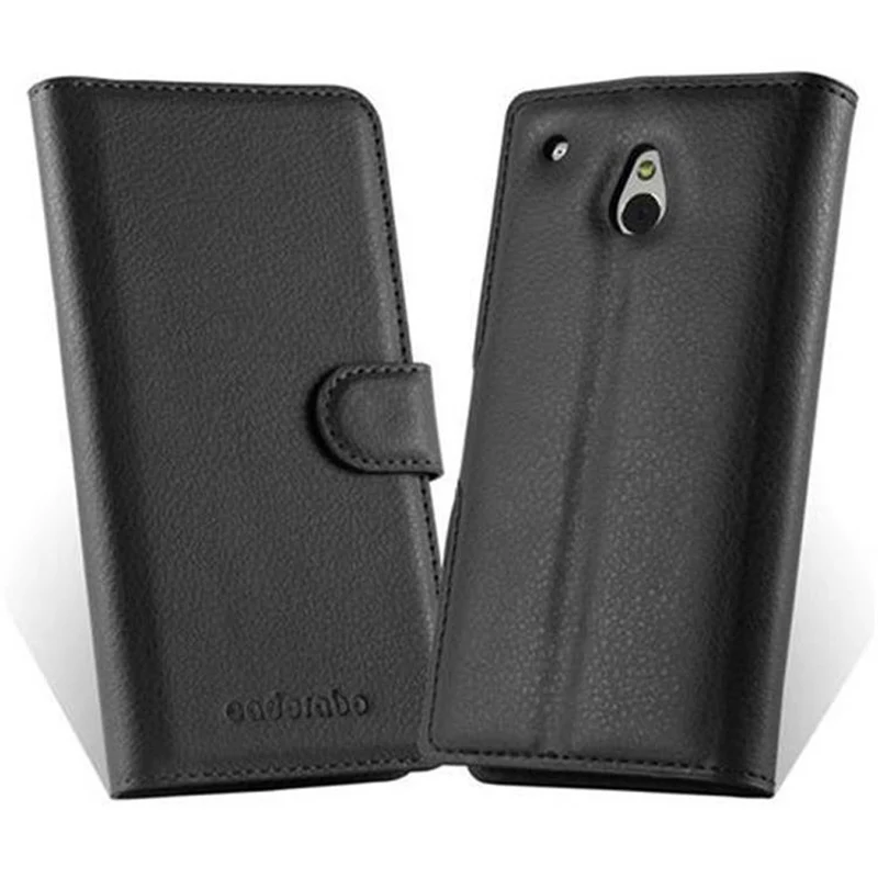 Cadorabo Hülle kompatibel mit HTC ONE M4 MINI Schutzhülle mit Magnetverschluss, Standfunktion und Kartenfach