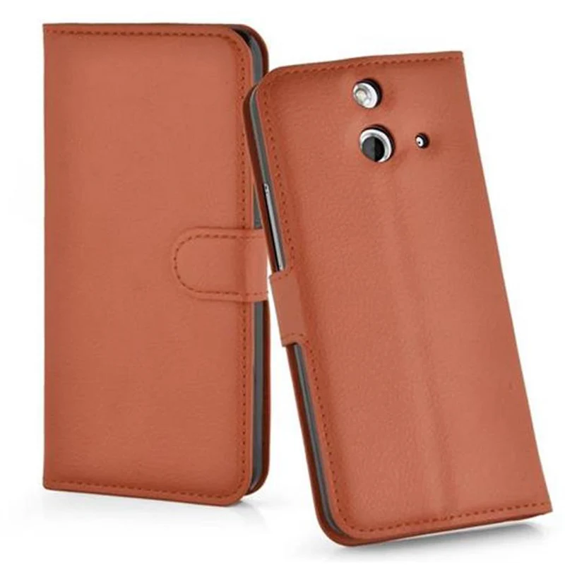 Cadorabo Hülle kompatibel mit HTC ONE E8 Schutzhülle mit Magnetverschluss, Standfunktion und Kartenfach