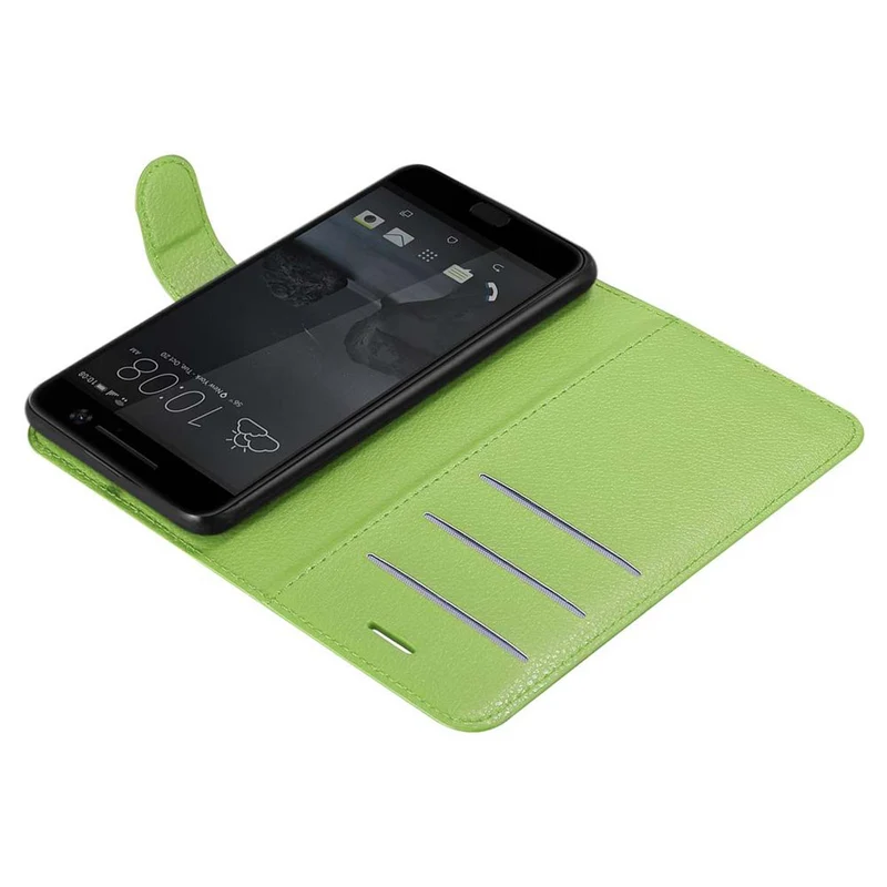 Cadorabo Hülle kompatibel mit HTC ONE M10 Schutzhülle mit Magnetverschluss, Standfunktion und Kartenfach