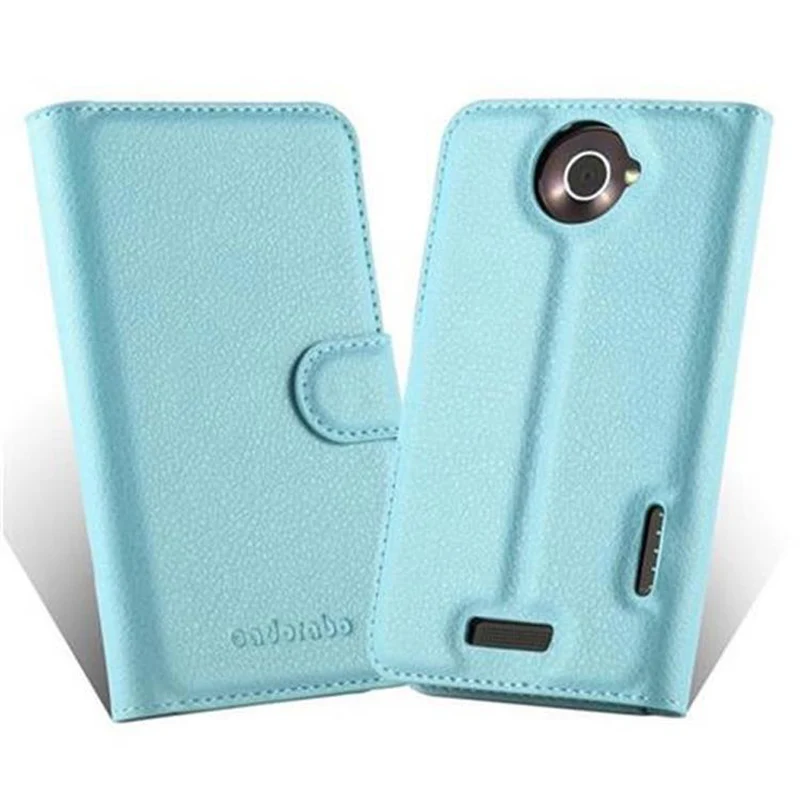 Cadorabo Hülle kompatibel mit HTC ONE X / X+ Schutzhülle mit Magnetverschluss, Standfunktion und Kartenfach