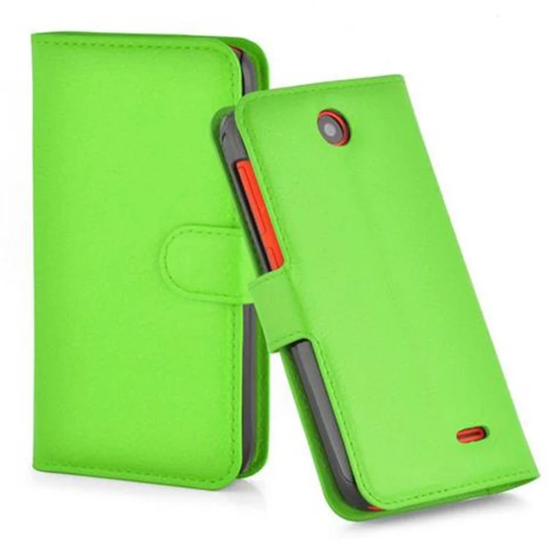 Cadorabo Hülle kompatibel mit HTC Desire 310 Schutzhülle mit Magnetverschluss, Standfunktion und Kartenfach