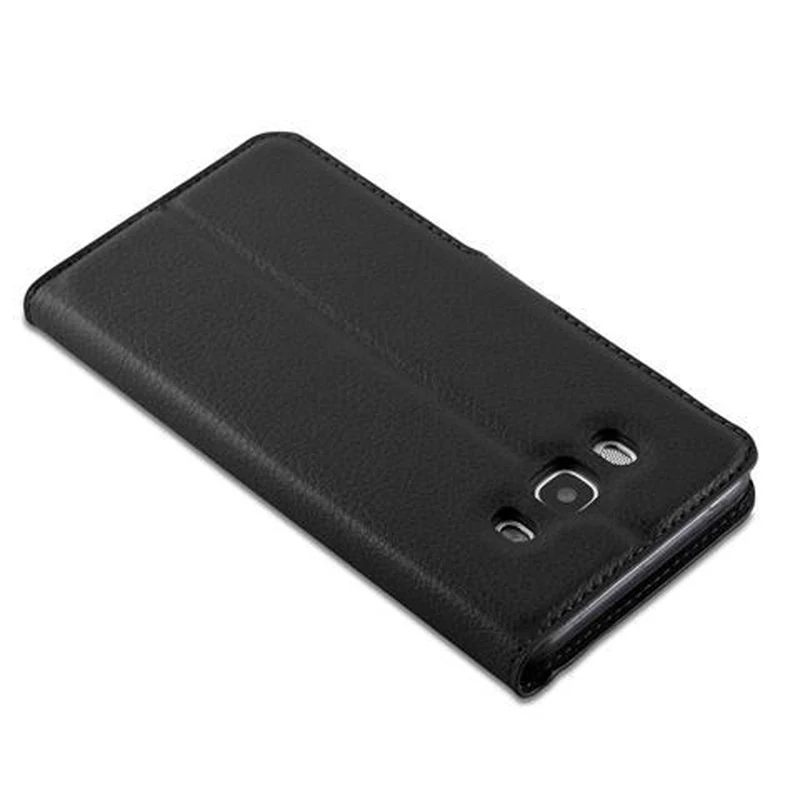 Cadorabo Hülle kompatibel mit Samsung Galaxy J5 2016 Schutzhülle mit Magnetverschluss, Standfunktion und Kartenfach