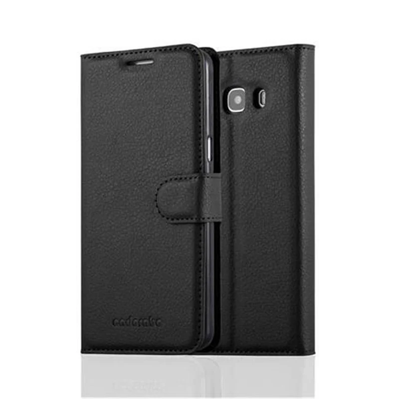 Cadorabo Hülle kompatibel mit Samsung Galaxy J5 2016 Schutzhülle mit Magnetverschluss, Standfunktion und Kartenfach