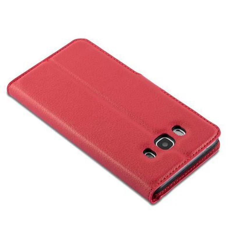 Cadorabo Hülle kompatibel mit Samsung Galaxy J5 2016 Schutzhülle mit Magnetverschluss, Standfunktion und Kartenfach