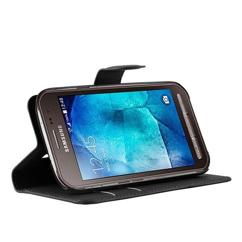 Cadorabo Hülle kompatibel mit Samsung Galaxy TREND 3 Schutzhülle mit Magnetverschluss, Standfunktion und Kartenfach