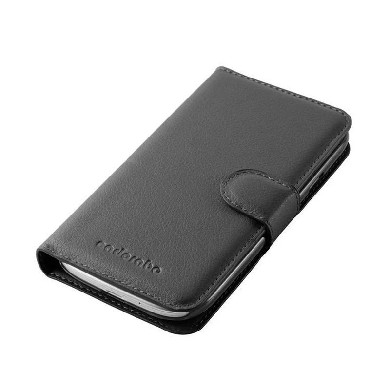 Cadorabo Hülle kompatibel mit Samsung Galaxy TREND 3 Schutzhülle mit Magnetverschluss, Standfunktion und Kartenfach