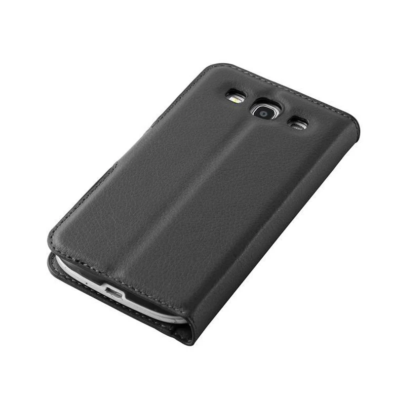 Cadorabo Hülle kompatibel mit Samsung Galaxy TREND 3 Schutzhülle mit Magnetverschluss, Standfunktion und Kartenfach