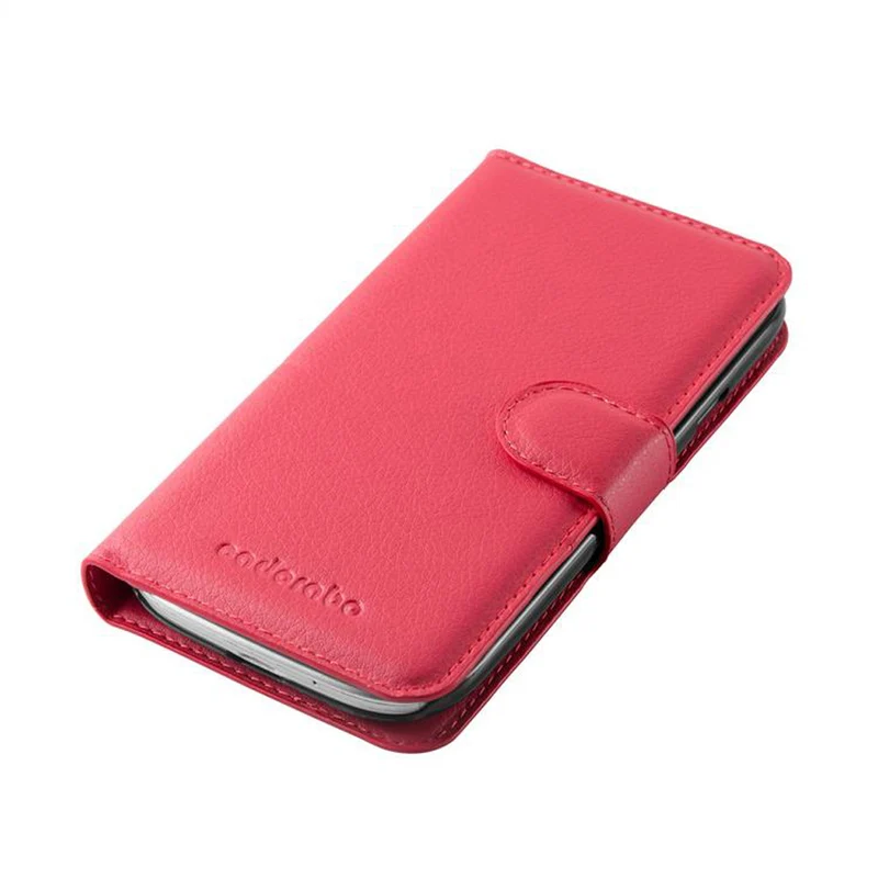 Cadorabo Hülle kompatibel mit Samsung Galaxy TREND 3 Schutzhülle mit Magnetverschluss, Standfunktion und Kartenfach