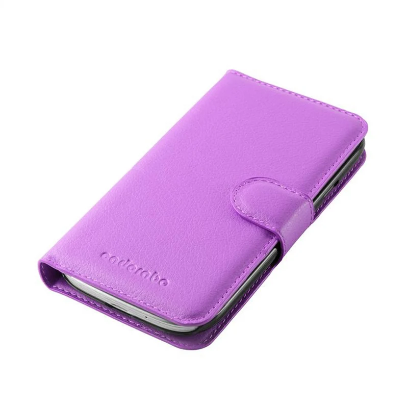 Cadorabo Hülle kompatibel mit Samsung Galaxy TREND 3 Schutzhülle mit Magnetverschluss, Standfunktion und Kartenfach