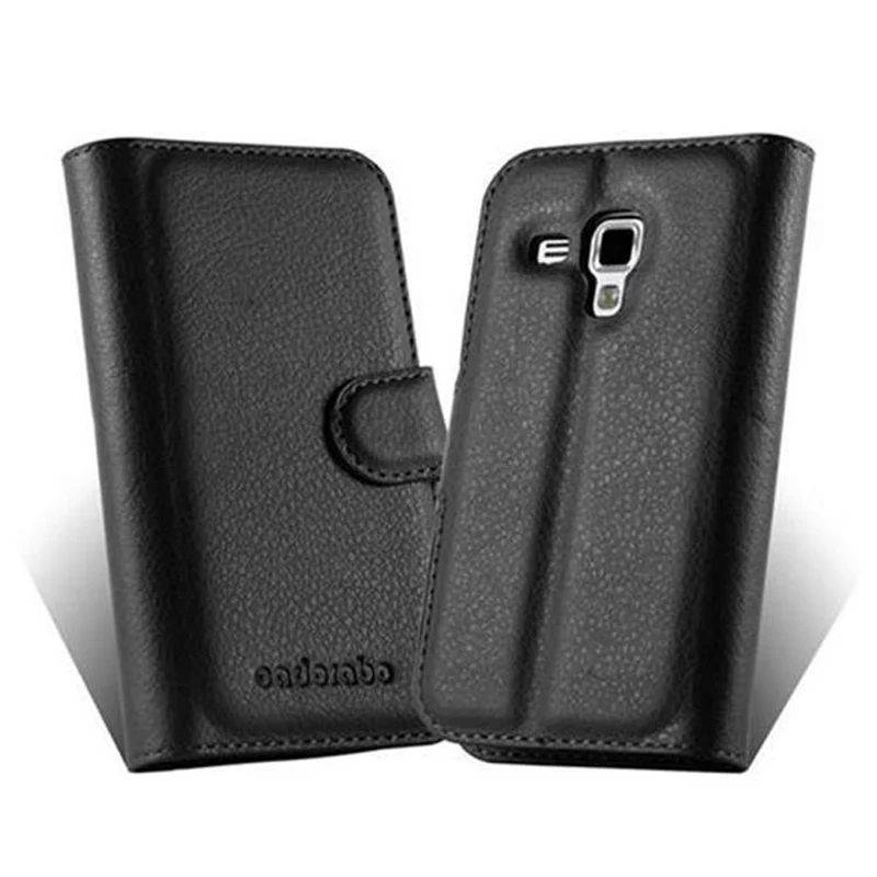Cadorabo Hülle kompatibel mit Samsung Galaxy TREND DUOS Schutzhülle mit Magnetverschluss, Standfunktion und Kartenfach