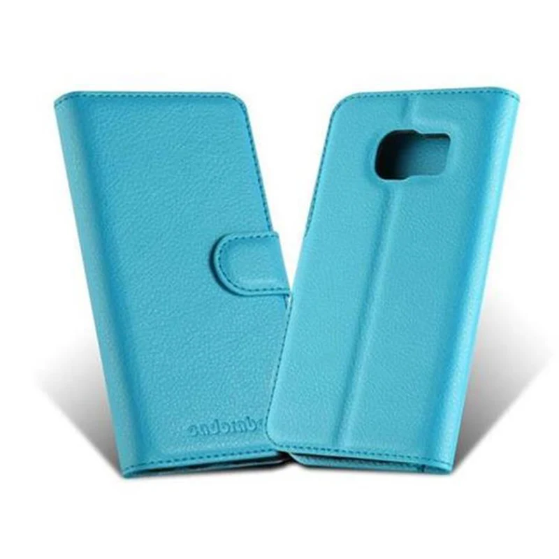 Cadorabo Hülle kompatibel mit Samsung Galaxy S7 Schutzhülle mit Magnetverschluss, Standfunktion und Kartenfach