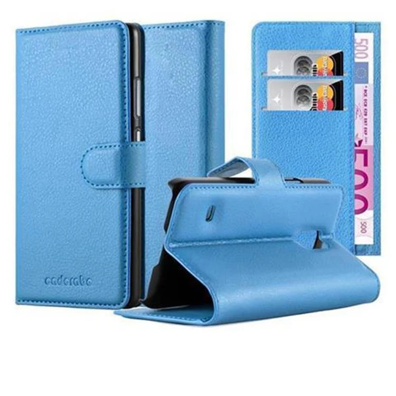 Cadorabo Hülle kompatibel mit Samsung Galaxy S5 MINI / S5 MINI DUOS Schutzhülle mit Magnetverschluss, Standfunktion und Kartenfach