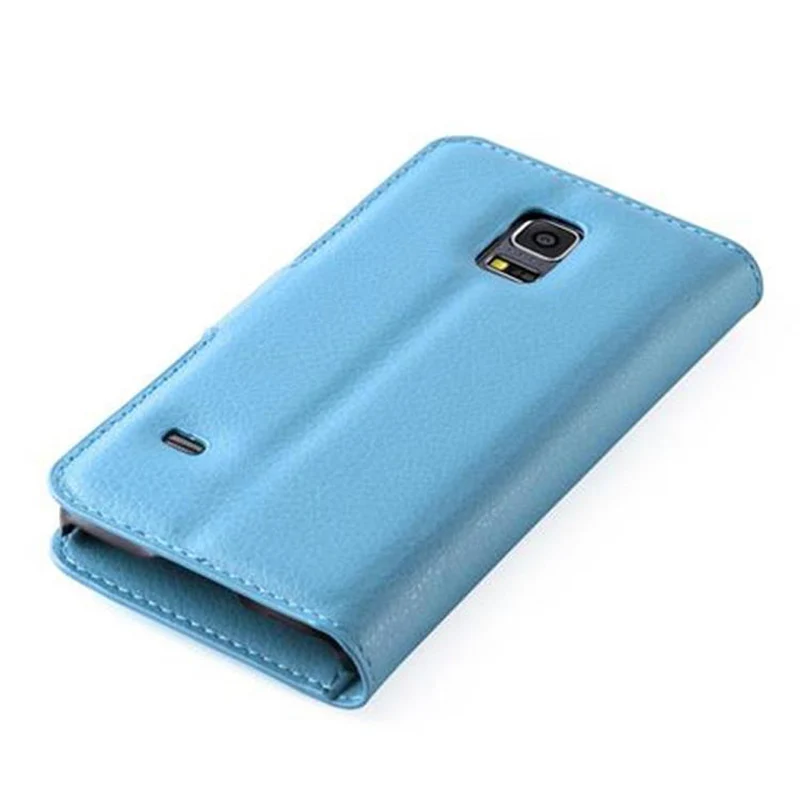 Cadorabo Hülle kompatibel mit Samsung Galaxy S5 MINI / S5 MINI DUOS Schutzhülle mit Magnetverschluss, Standfunktion und Kartenfach