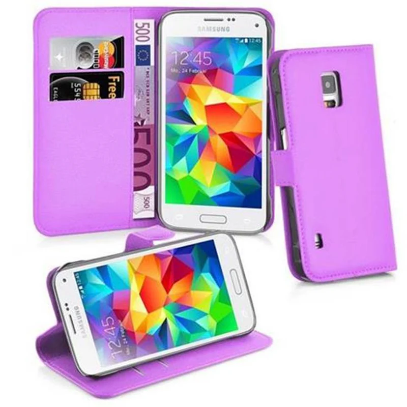 Cadorabo Hülle kompatibel mit Samsung Galaxy S5 ACTIVE Schutzhülle mit Magnetverschluss, Standfunktion und Kartenfach