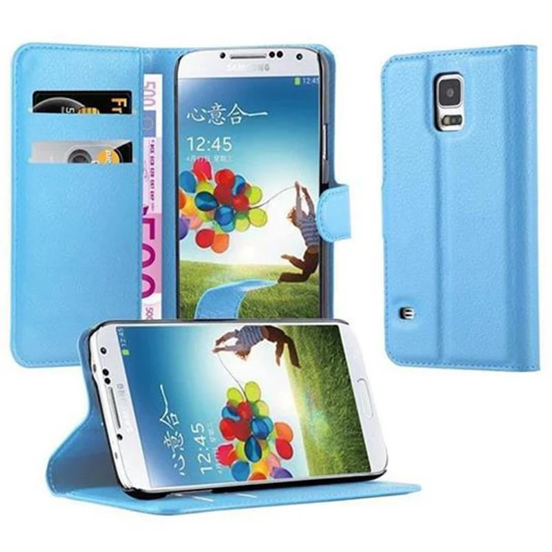 Cadorabo Hülle kompatibel mit Samsung Galaxy S5 / S5 NEO Schutzhülle mit Magnetverschluss, Standfunktion und Kartenfach