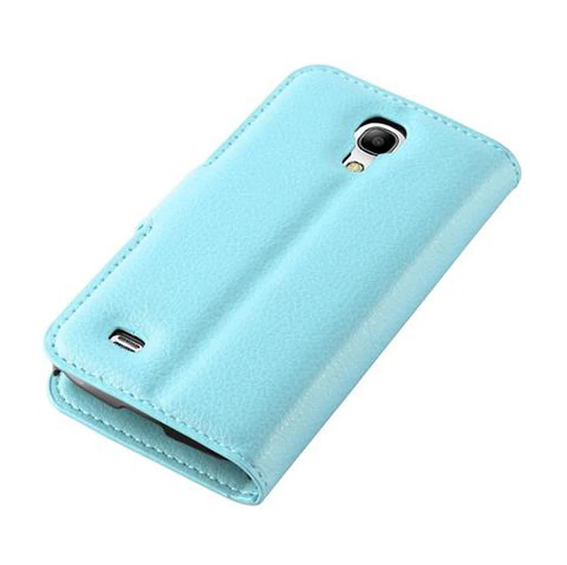 Cadorabo Hülle kompatibel mit Samsung Galaxy S4 MINI Schutzhülle mit Magnetverschluss, Standfunktion und Kartenfach