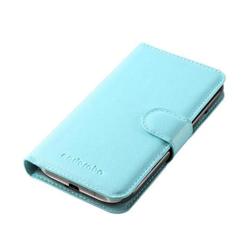 Cadorabo Hülle kompatibel mit Samsung Galaxy S4 MINI Schutzhülle mit Magnetverschluss, Standfunktion und Kartenfach