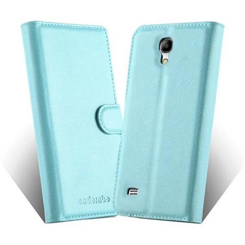 Cadorabo Hülle kompatibel mit Samsung Galaxy S4 MINI Schutzhülle mit Magnetverschluss, Standfunktion und Kartenfach