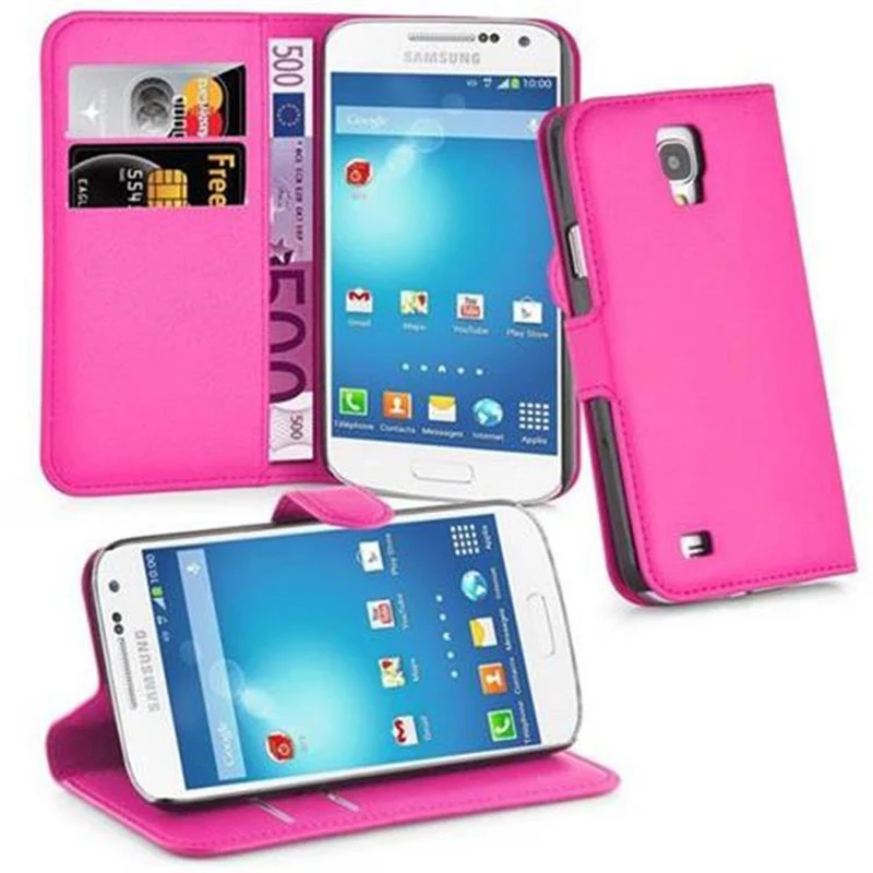 Cadorabo Hülle kompatibel mit Samsung Galaxy S4 ACTIVE Schutzhülle mit Magnetverschluss, Standfunktion und Kartenfach