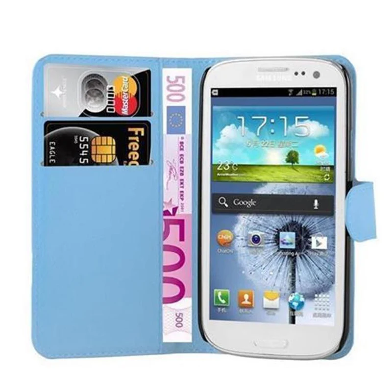 Cadorabo Hülle kompatibel mit Samsung Galaxy S3 / S3 NEO Schutzhülle mit Magnetverschluss, Standfunktion und Kartenfach