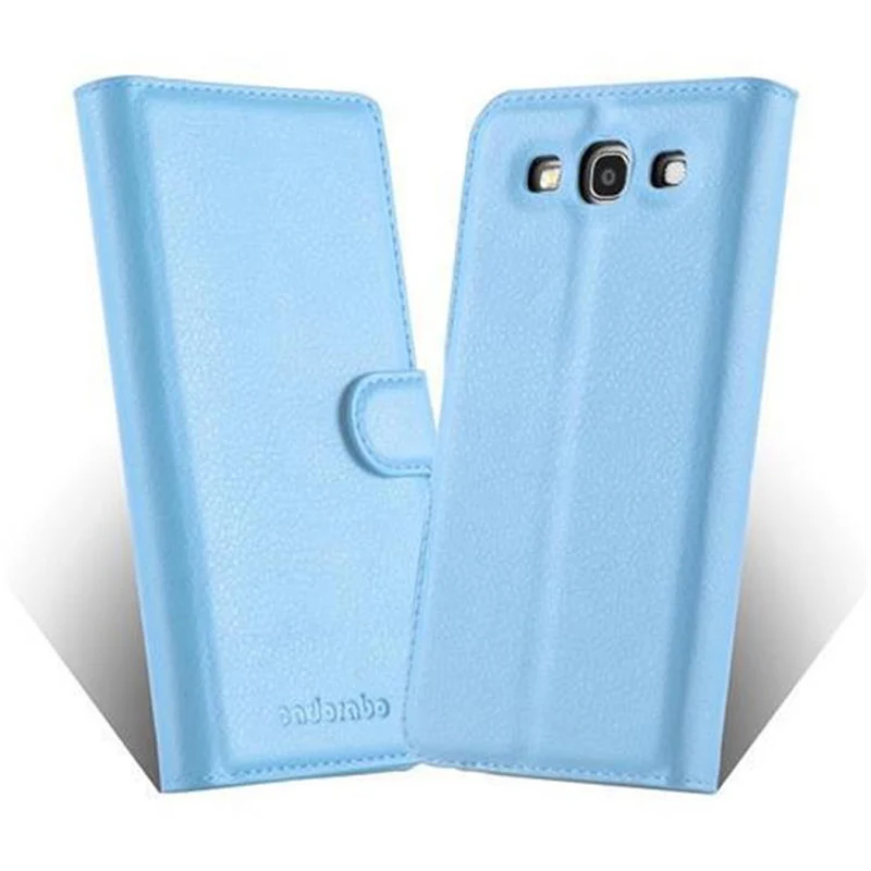 Cadorabo Hülle kompatibel mit Samsung Galaxy S3 / S3 NEO Schutzhülle mit Magnetverschluss, Standfunktion und Kartenfach