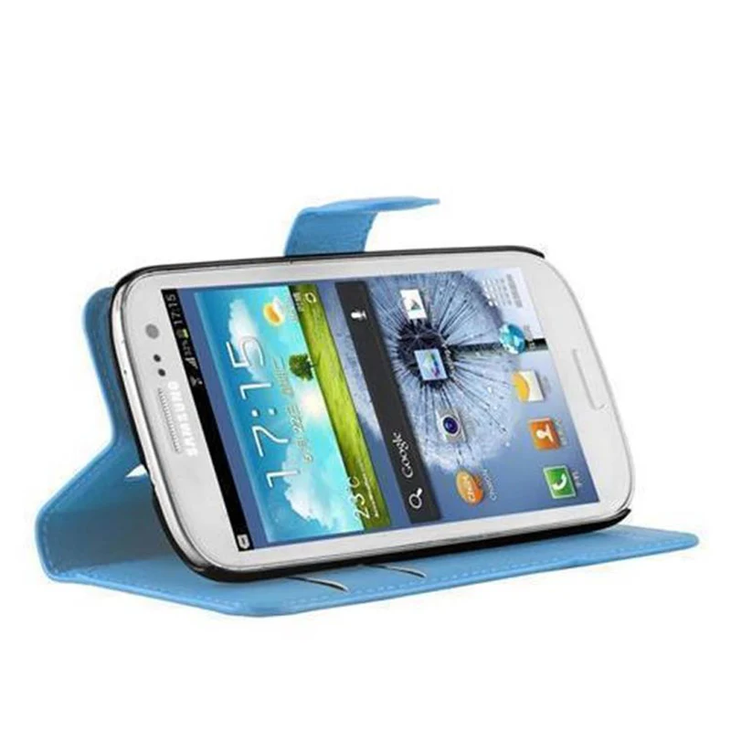 Cadorabo Hülle kompatibel mit Samsung Galaxy S3 / S3 NEO Schutzhülle mit Magnetverschluss, Standfunktion und Kartenfach