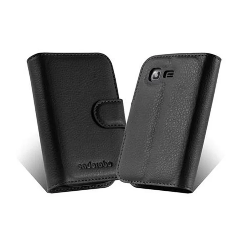 Cadorabo Hülle kompatibel mit Samsung Galaxy POCKET NEO Schutzhülle mit Magnetverschluss, Standfunktion und Kartenfach
